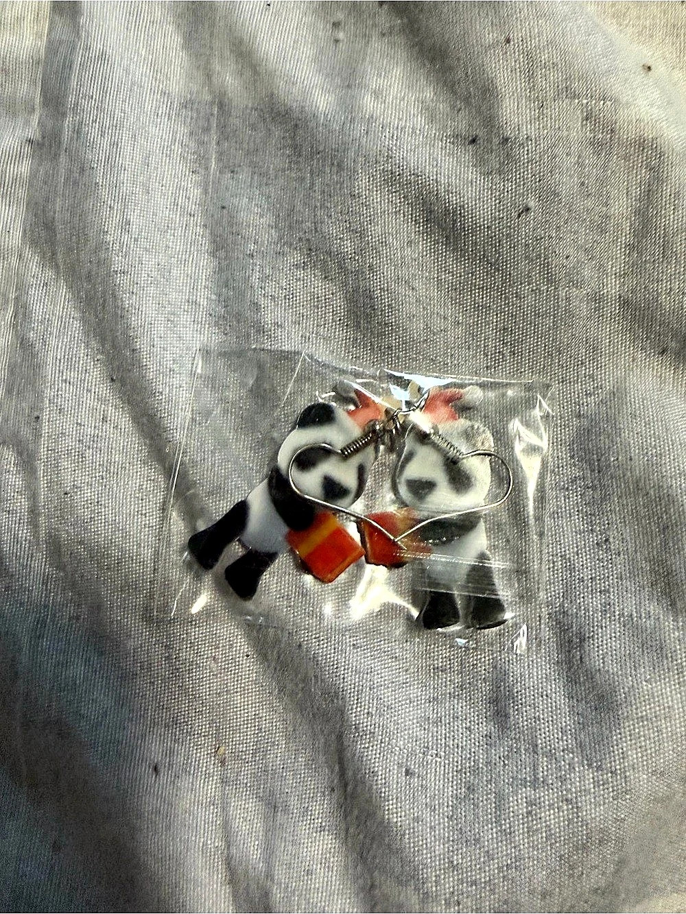 Earrings in Black & Red NWT